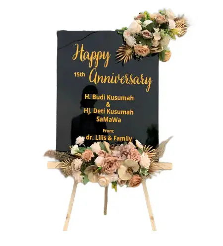 Papan Bunga Akrilik Trosemi